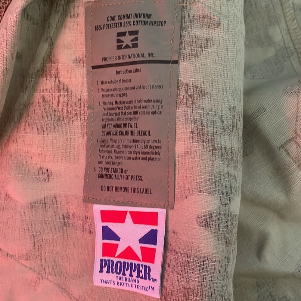 Men’s PROPPER XL Coat, Combat Uniform - Picture 4 of 15